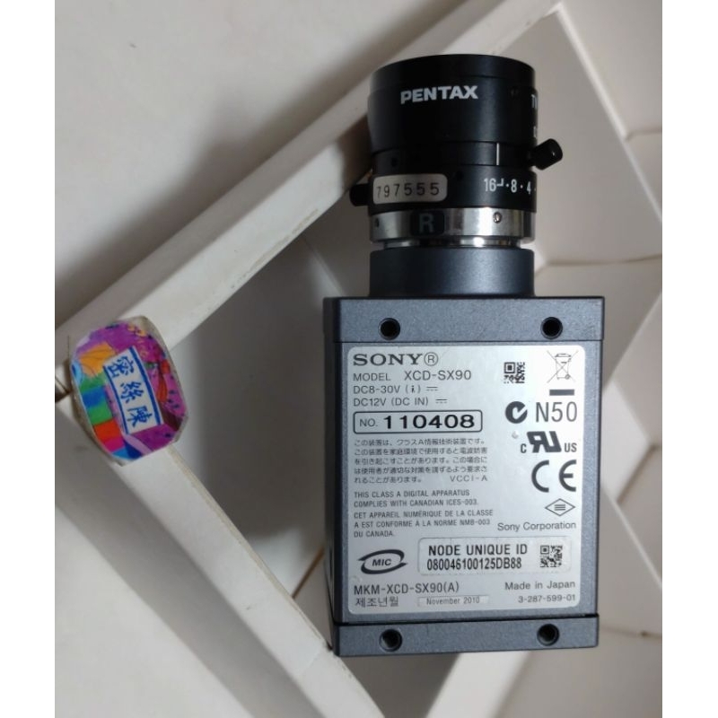 🌞二手現貨 PENTAX H1214-M 工業鏡頭TV LENS 12mm 1:1.4 SONY相機 XCD-SX90