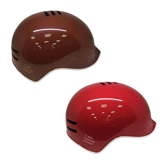 【配件】日本 iimo 新版兒童安全帽(紅/棕)【悅兒園婦幼生活館】