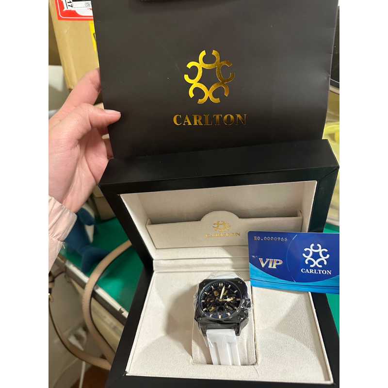 CARLTON機械錶-可面交-可貨到付款