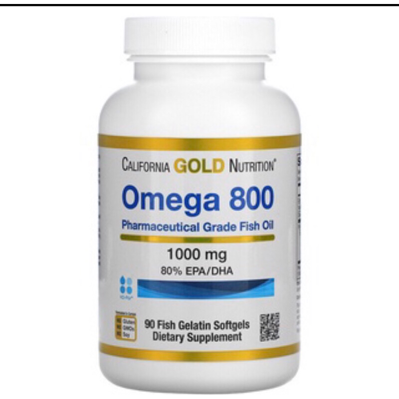 California Gold Nutrition Omega 800 魚油 90粒 現貨 omega800