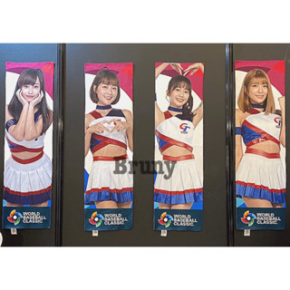 現貨⭕️2023 WBC 世界棒球經典賽 中華隊啦啦隊女孩應援毛巾 丹丹 林襄 藍藍 瑟七 賴可 慈妹