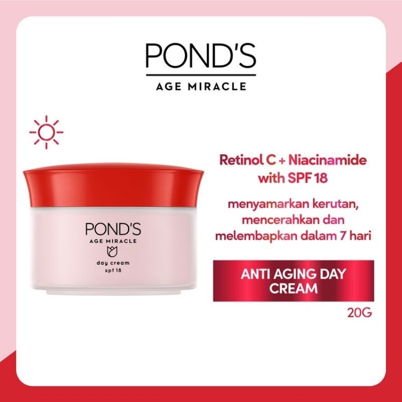 ☀️Ponds Age Miracle Day Cream SPF18 旁氏奇蹟日霜 20g