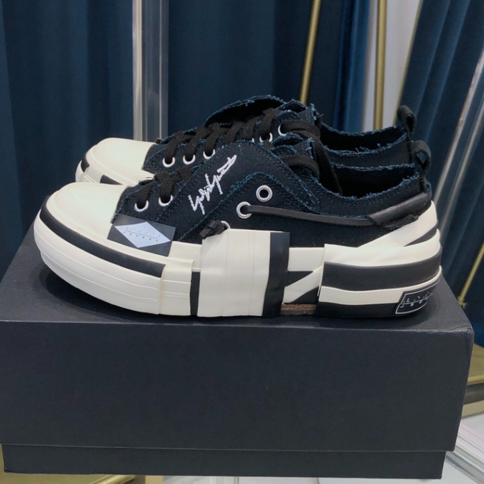 全新正品 xVESSEL G.O.P X yohji yamamoto 山本 吳建豪 解構鞋 帆布鞋 男女鞋 黑色