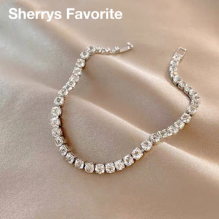 【Sherrys Favorite】臺灣現貨🔥巨美💖精美禮物🎁高質感💯超閃亮奢華✨法式復古名媛氣質璀璨水晶鋯石手鍊手環