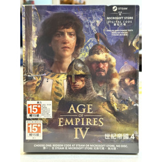 Microsoft 微軟 世紀帝國 4 中英合版 實體版無光碟 PC Game