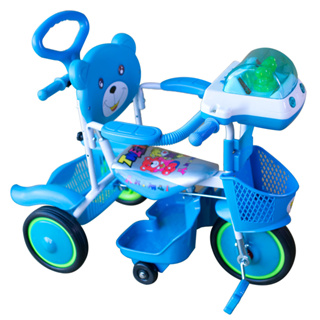 BIKEONE MINI4 小熊音樂兒童三輪車腳踏車 多功能親子後控可推騎三三輪車