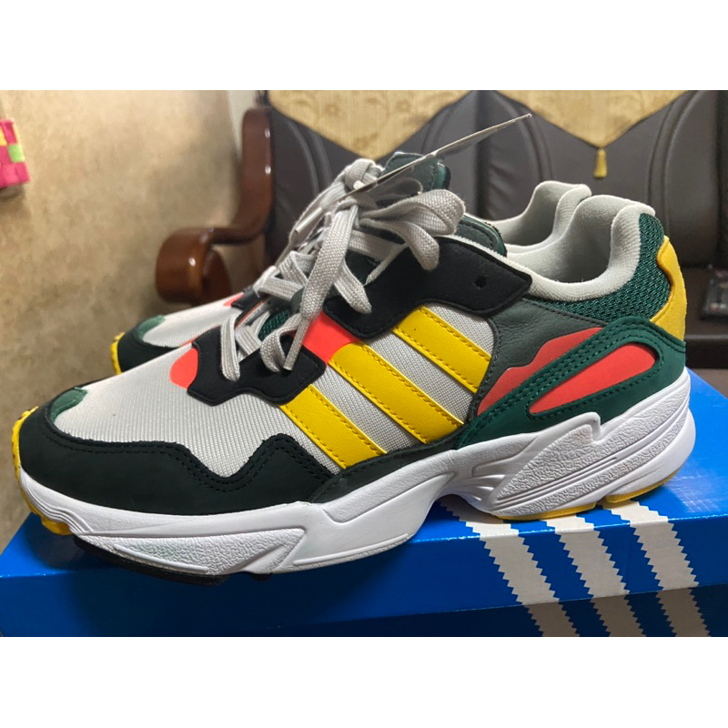 ADIDAS ORIGINALS YUNG-96 全新 老爹鞋 US8.5 26.5cm 黃綠 七龍珠配色 DB2605