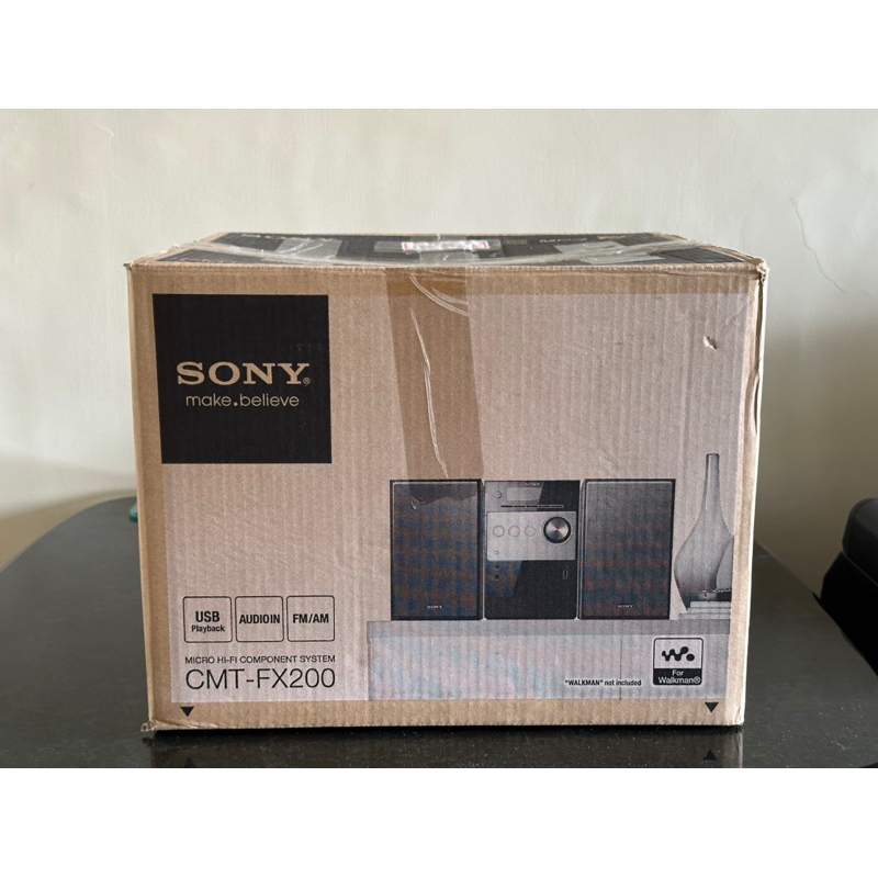 SONY 索尼 CMT-FX200 組合音響 床頭音響 可播 CD 廣播 MP3