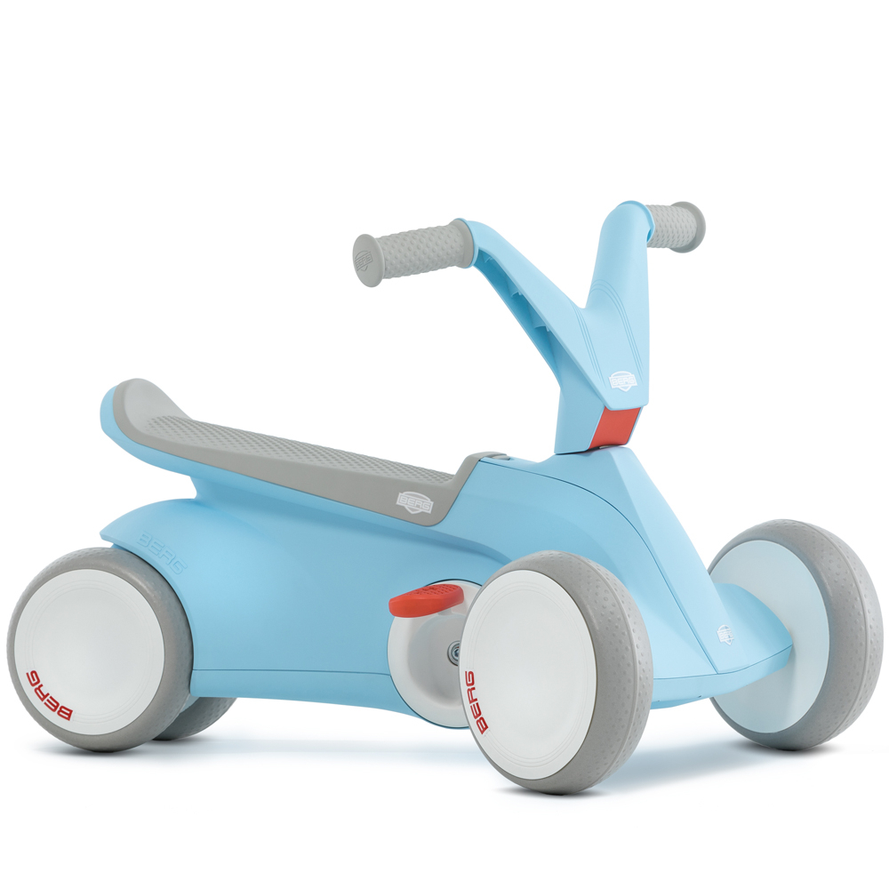 荷蘭 BERG GO2 兒童4輪多功能滑步自行車-珊瑚藍