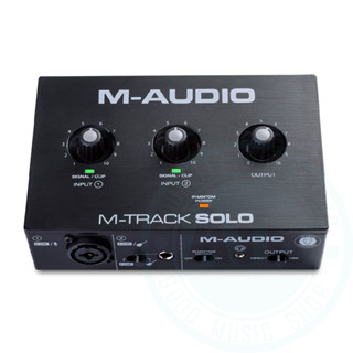 M-audio / M-Track Solo mk2 2in/2out USB錄音介面(iOS可用【ATB通伯樂器音響】