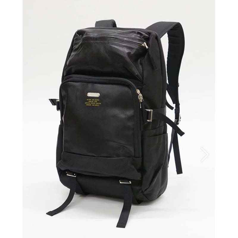 MSPC Master Piece 特別款 後背包 皮革 黑backpack SPEC No.02560-BLACK