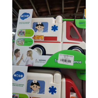 匯樂 早教救護車 碰轉玩具 救護車 醫生小配件 旋轉 音效 燈光 幼兒玩具 嬰幼兒玩具 小朋友玩具
