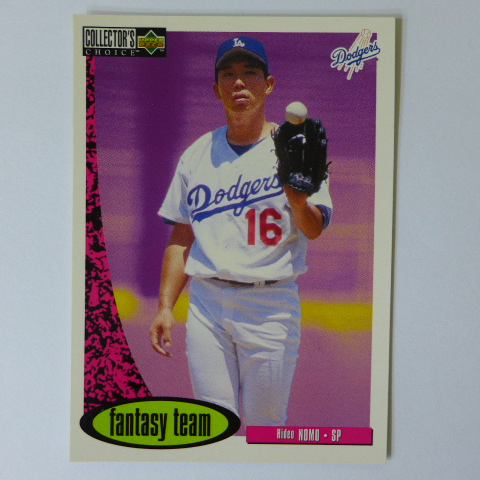 ~ Hideo Nomo ~MLB球星/野茂英雄 1995年UD.美國大聯盟棒球卡