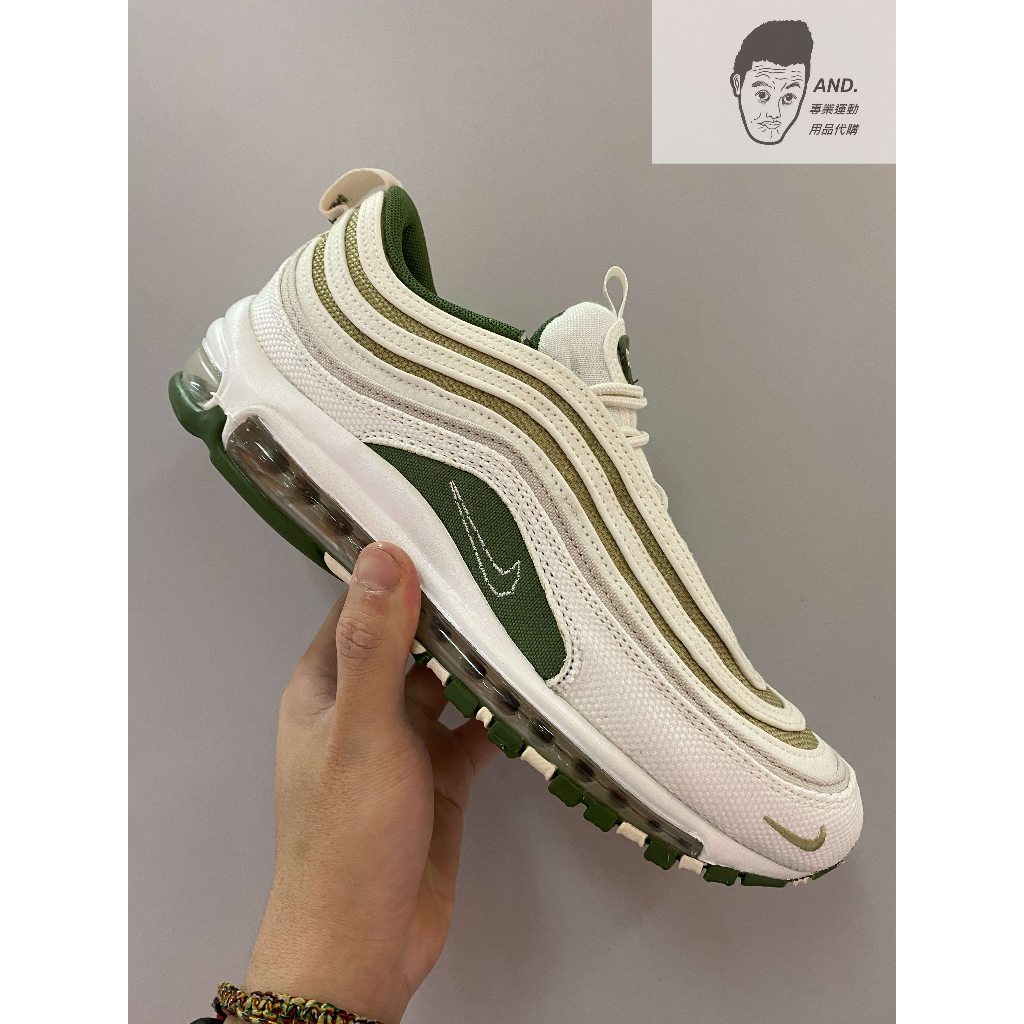 【AND.】NIKE AIR MAX 97 SE 白綠 氣墊 休閒鞋 運動 男款 DM8588-100