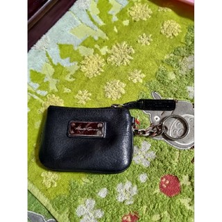 美國 Kenneth Cole KC 女生 真皮 鑰匙包 零錢包 黑色 580