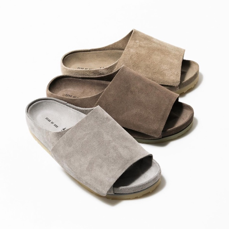 〖LIT-select〗Fear of God x Birkenstock Los Feliz Suede 勃肯 拖鞋