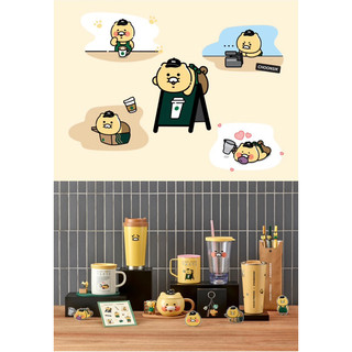 Kakao Friends 春植 星巴克 Starbucks 聯名 冷水杯 保溫杯 馬克杯 杯墊 吸管 貼紙 韓國代購