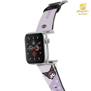 【Hong Man】三麗鷗 Apple Watch 皮革錶帶 點點酷洛米