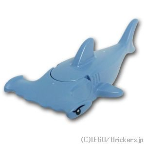 &lt;樂高人偶小舖&gt;正版樂高LEGO 6306687 （已絕版）鯊魚 沙藍色 （含特殊頭）動物系列