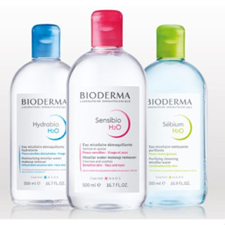 貝膚黛瑪 BIODERMA 高效潔膚液 舒敏高效/控油/保濕卸妝液 500ml