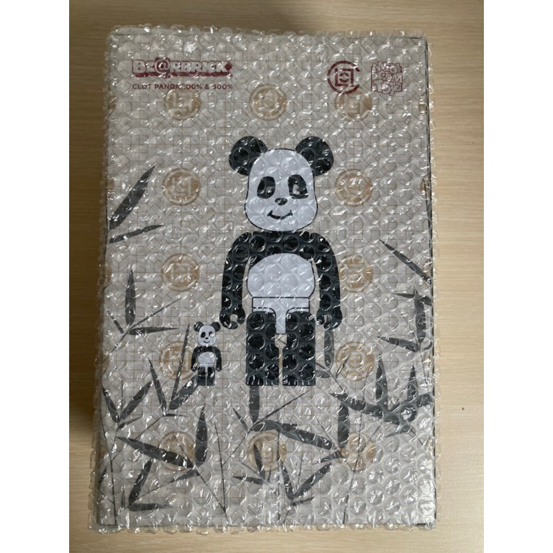 BE@RBRICK CLOT 熊貓 PANDA 貓熊 植絨