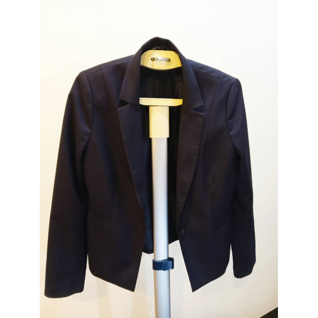 【MASTINA】女長袖正裝外套 OL 上班服 西裝外套(黑色/版型適中/魅力商品)