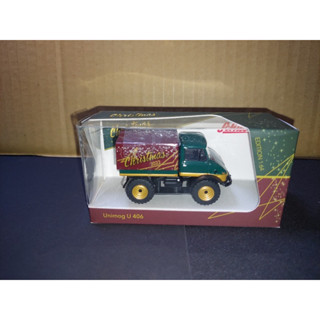 汽車模型 Schuco 舒克 Mercedes Benz Unimog U406 聖誕節版本 賓士烏尼莫克 1:64