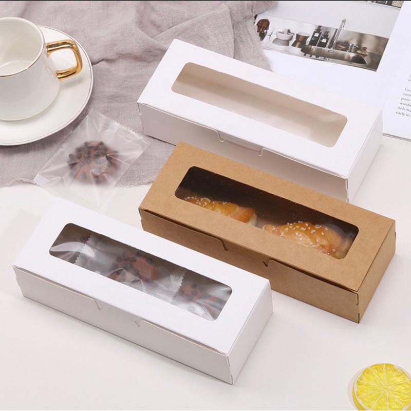 Z🎁台灣現貨🎁開窗透明馬卡龍盒 綠豆糕甜品包裝盒 小蛋糕盒 西點盒