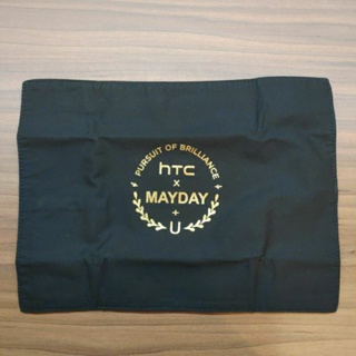 全新 HTC x 五月天 Mayday 餐墊 餐具收納 黑色 環保餐具袋 愛地球