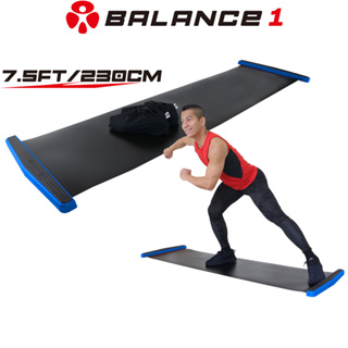 BALANCE 1 橫向核心肌群訓練 滑步器 豪華版 黑色230cm (SLIDING BOARD EX 230cm)