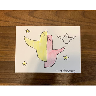 2016 Mark Gonzales Angel 畫作 Krooked supreme