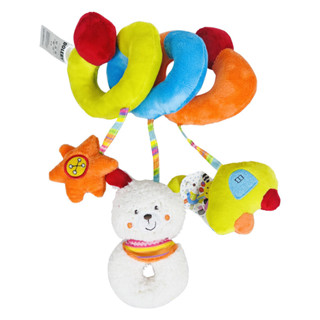 DOLERY 彩色小羊音樂床繞 嬰兒玩具 / 推車掛件玩具 / 星星帶BB器 小羊帶搖鈴 小車帶音樂 【國王皇後】