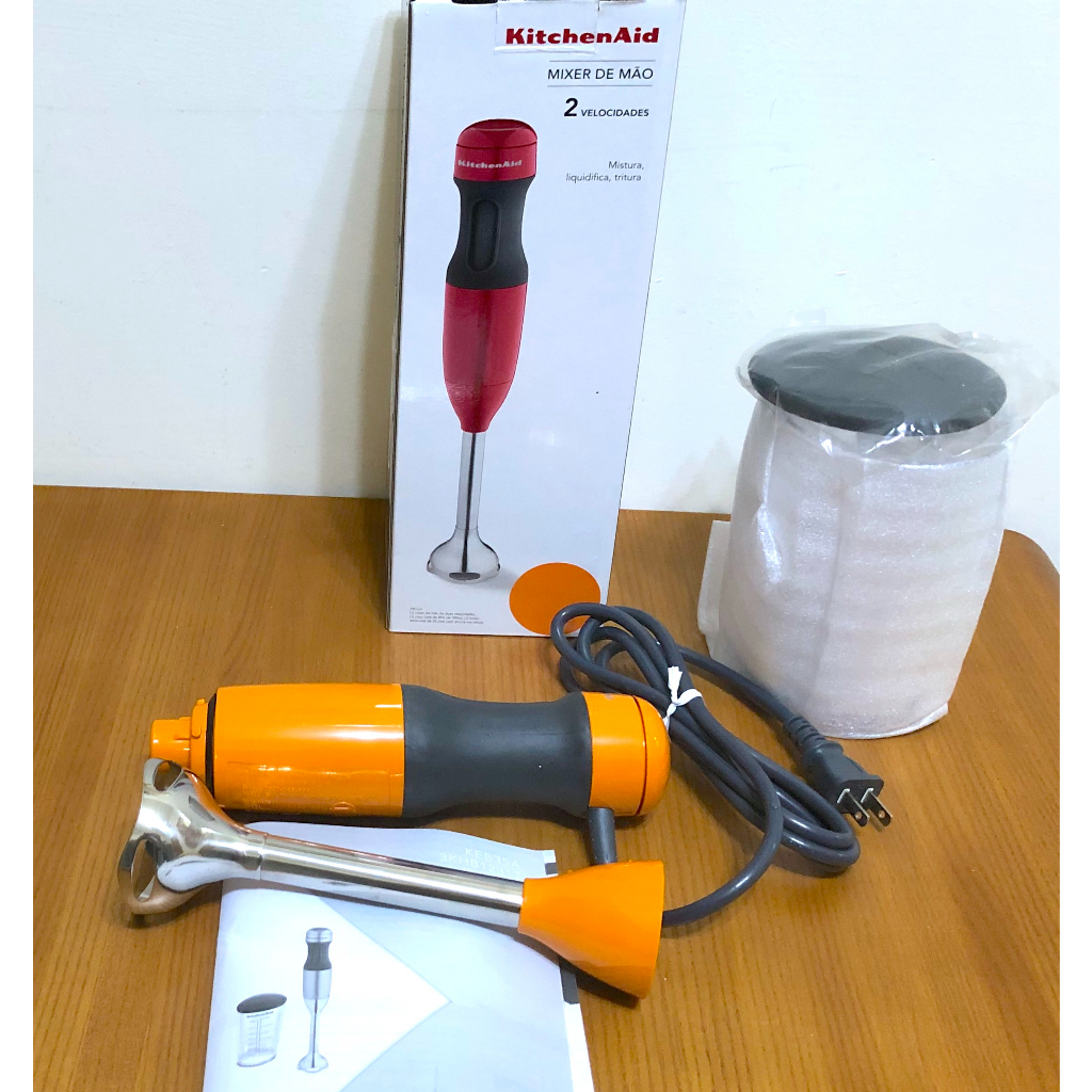 KitchenAid 3KHB1231TTG Tangerine 南瓜橘 兩段變速 手持料理棒 攪拌機 調理機