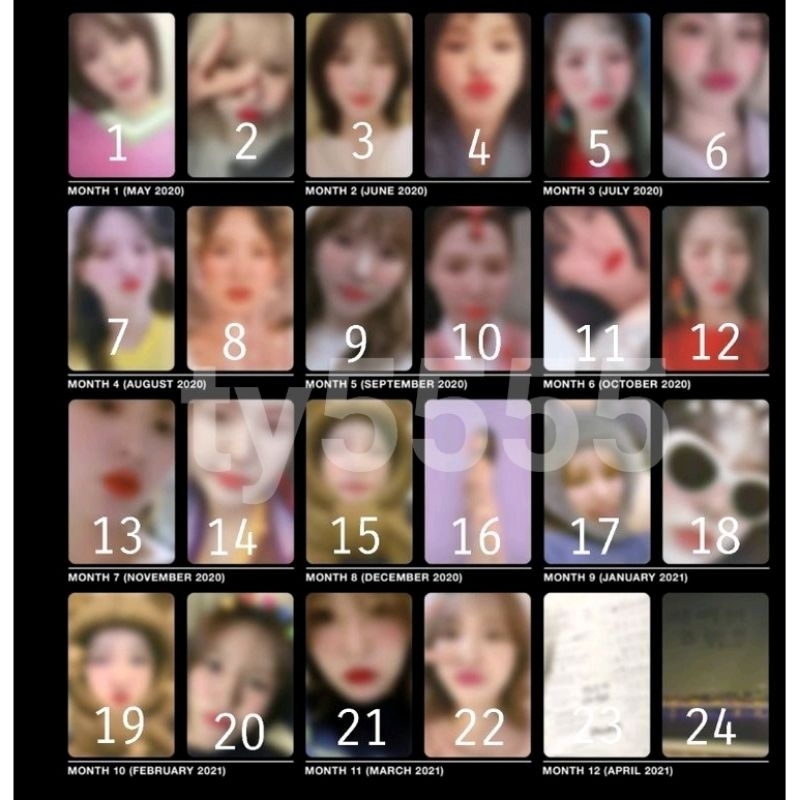2022年5月新作下旬 RedVelvet トレカ Dear U letter ウェンディ