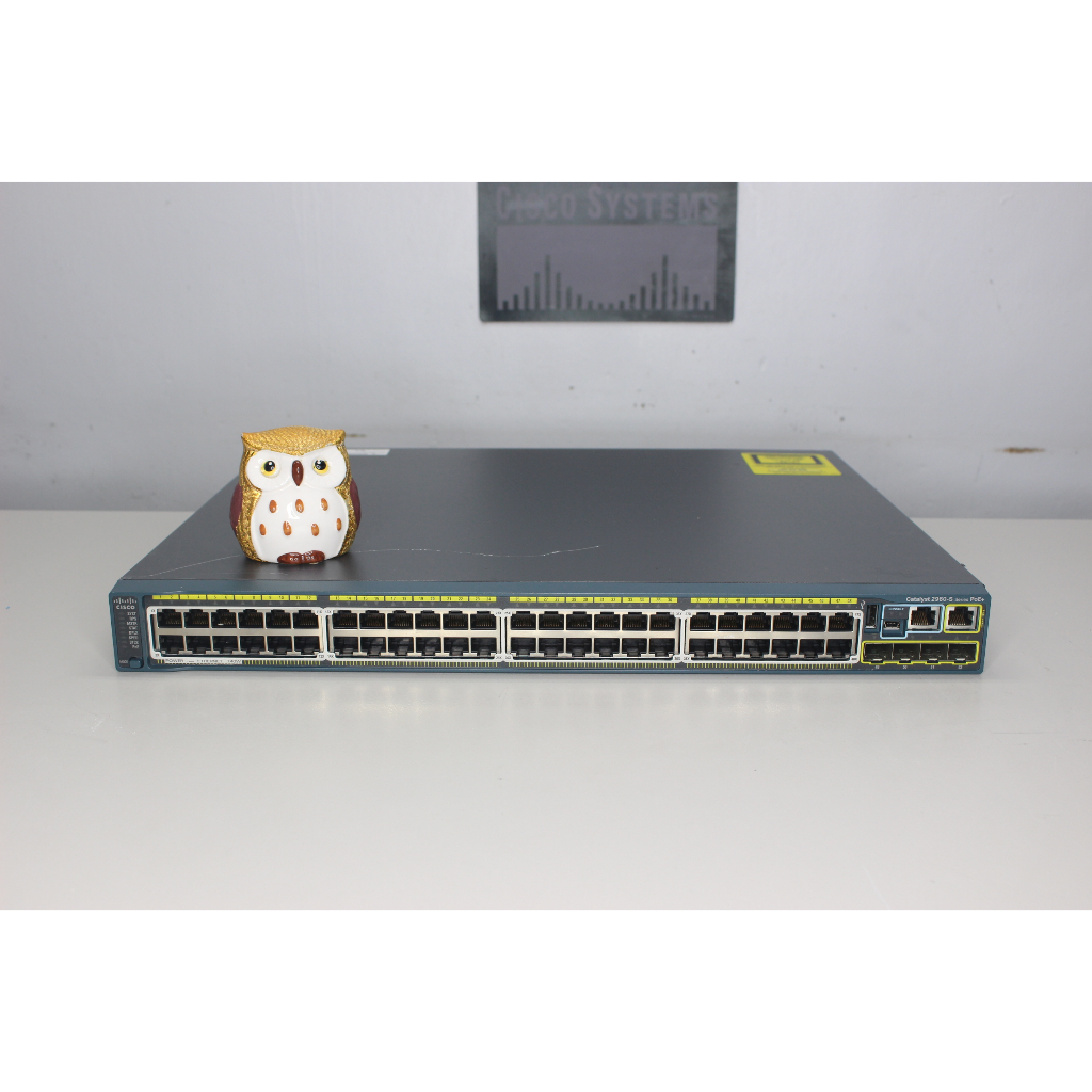 Cisco WS-C2960S-48FPS-L 48 Port PoE+ Gigabit Network Switch