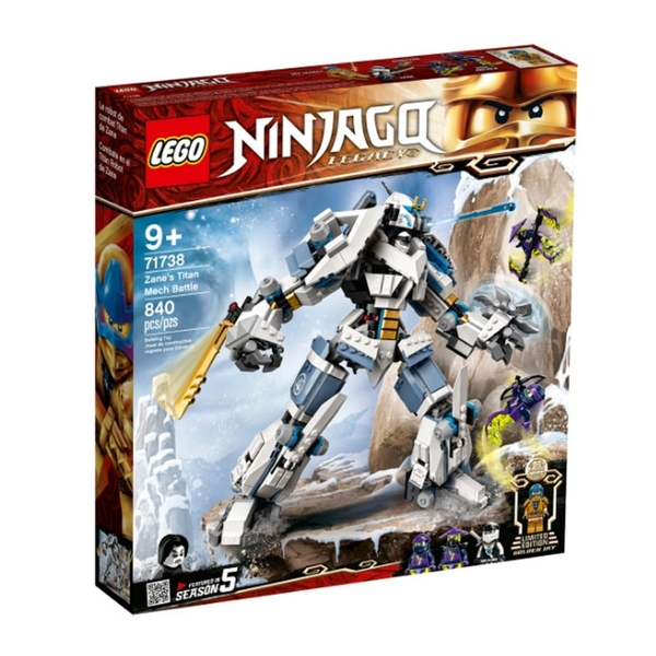 71738【LEGO 樂高積木】Ninjago 旋風忍者系列 - 冰忍的鈦機械人之戰