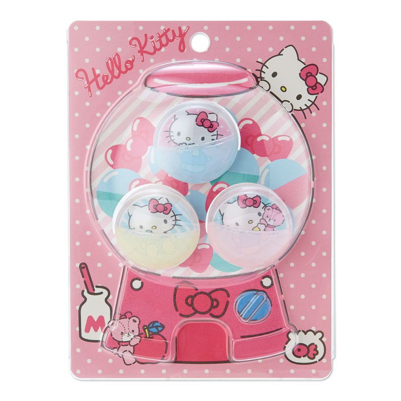 Hello Kitty 扭蛋殼造型塑膠夾子組《3入》651551