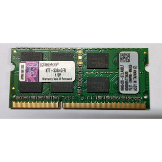 金士頓 DDR3 1333 4GB KTT-S3B/4GFR 1.5V雙面 筆記型電腦 04R885