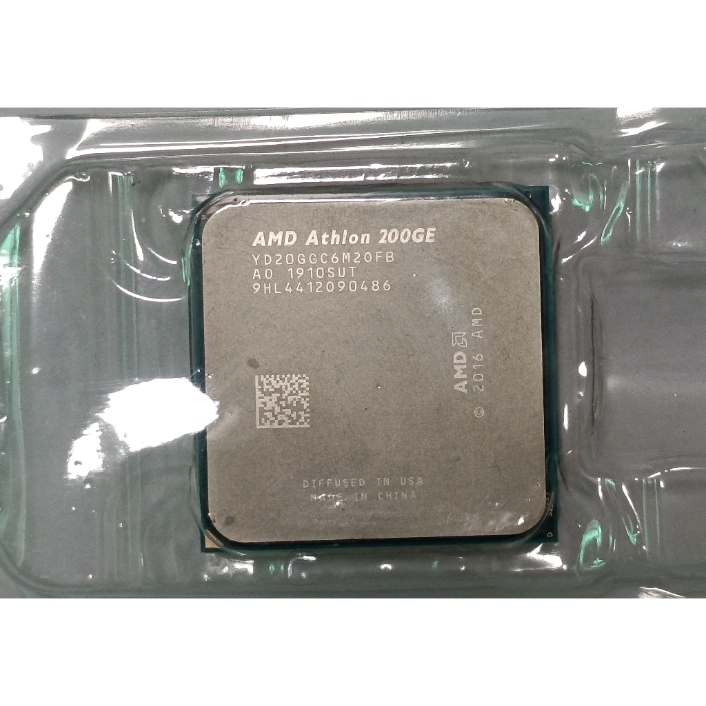 二手 AMD Athlon  200GE  3.2 GHz 雙核四線程 CPU