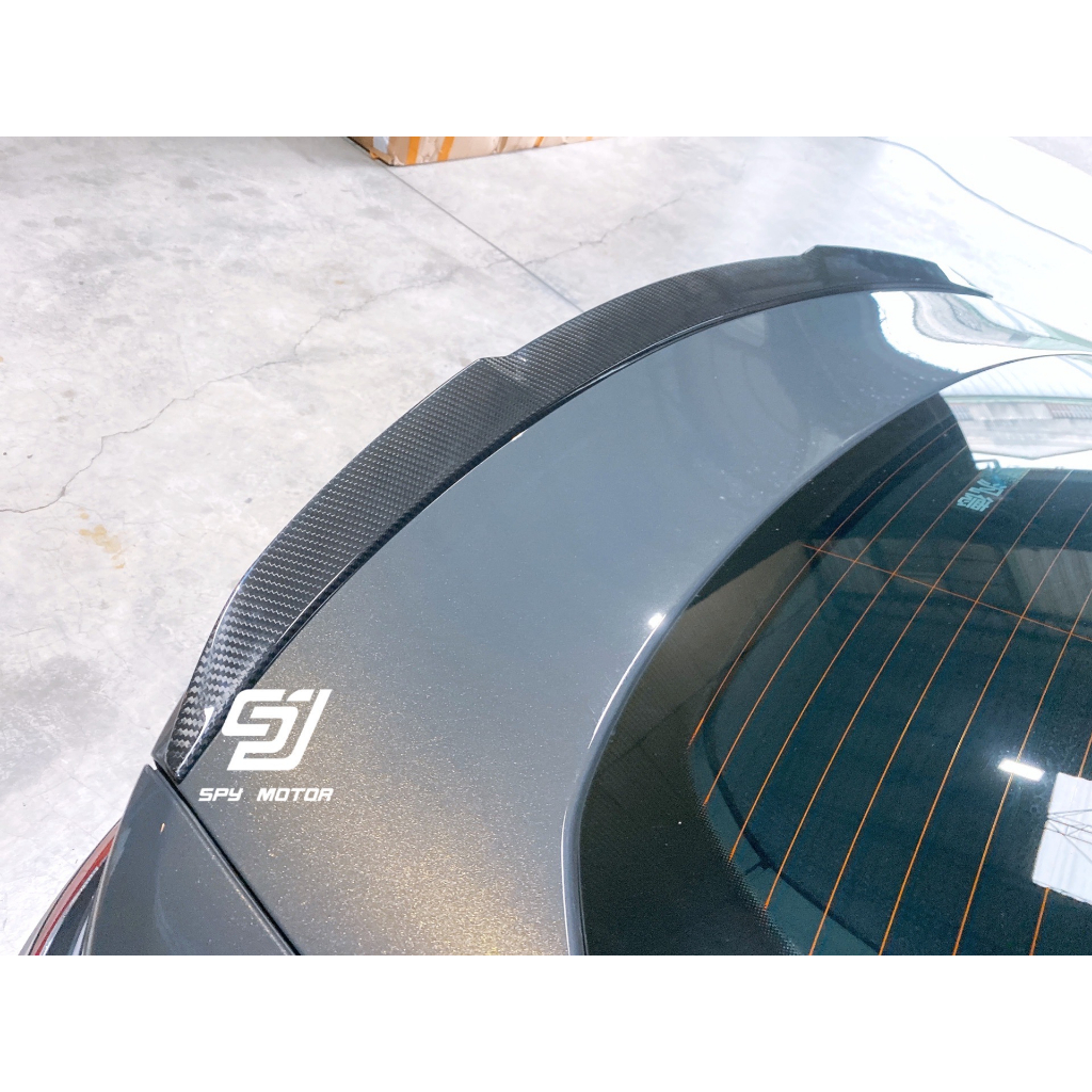 【SPY MOTOR】BMW G26 i4 碳纖維尾翼 乾碳