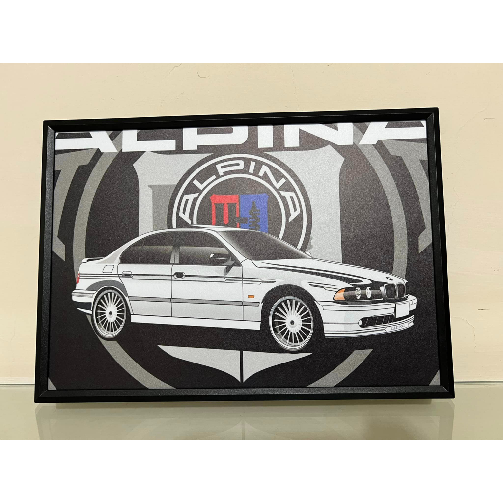 BMW E39 ALPINA B10 掛圖 尺寸A4