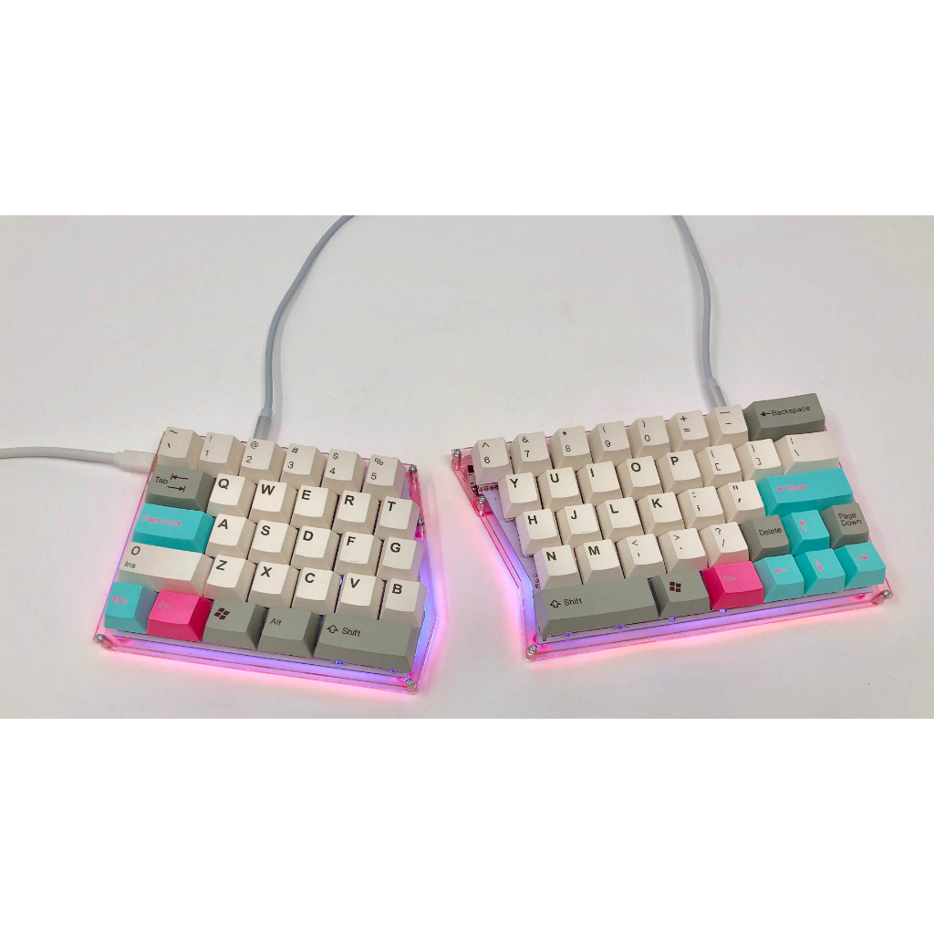 mint60 機械鍵盤 分體鍵盤 分離式鍵盤 QMK DIY版