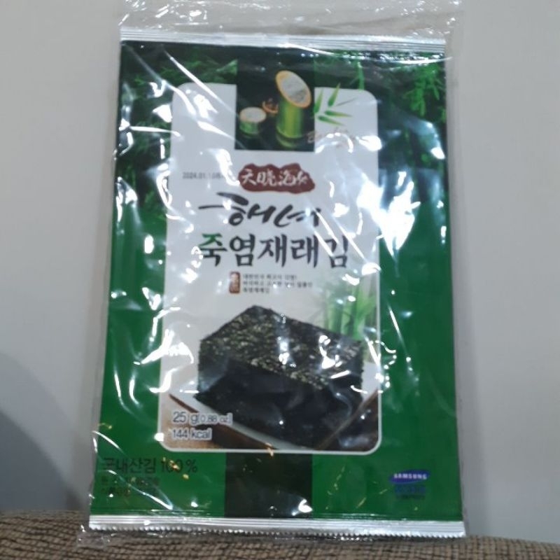 🔥現貨/特價🔥韓國天曉海女海苔 韓國海苔竹鹽口味