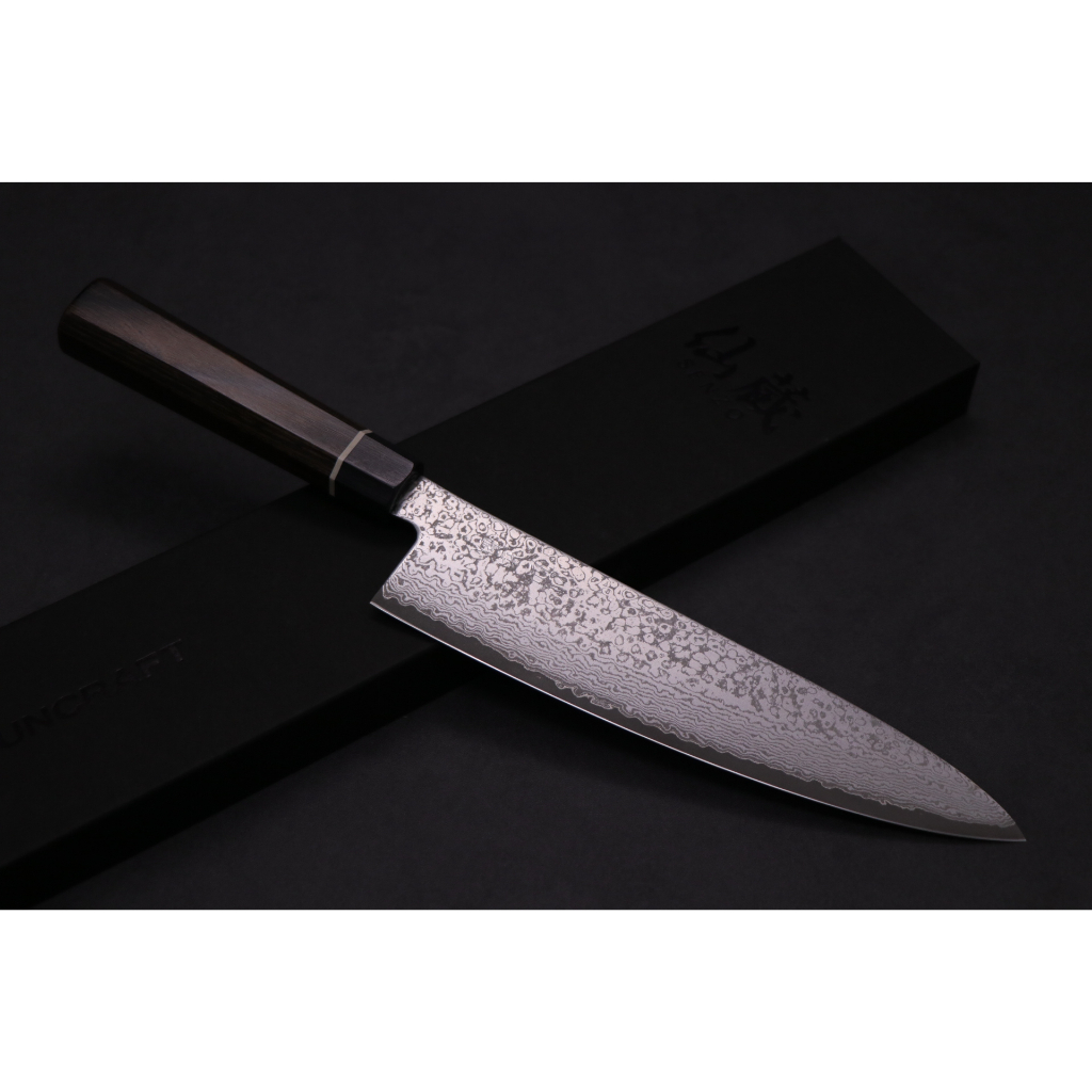💖仙藏💖【大馬士革 和牛刀 20cm】 日本刃物 廚房刀具 八煌刃物
