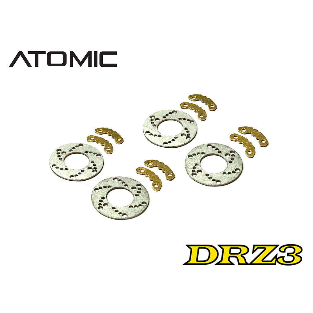 ATOMIC DRZ3 Brake Disc 裝飾碟盤組(4 set)金屬製 DRZ3-UP06