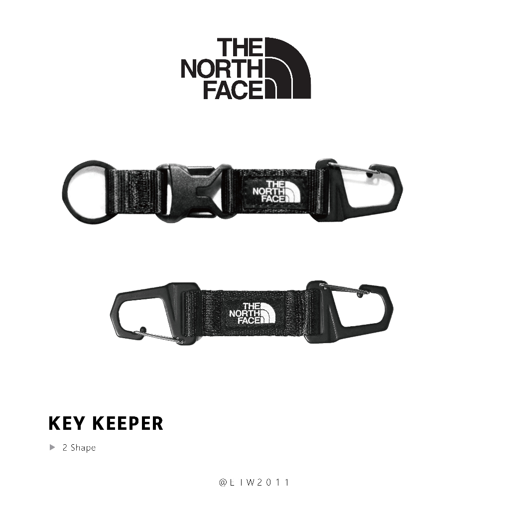 ☆ETW☆【台中店】日本限定 北臉 THE NORTH FACE KEY KEEPER 扣環 登山 鑰匙圈 掛飾 現貨