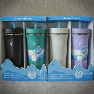 COSTCO 好市多 現貨 Thermoflask 不鏽鋼吸管隨行杯