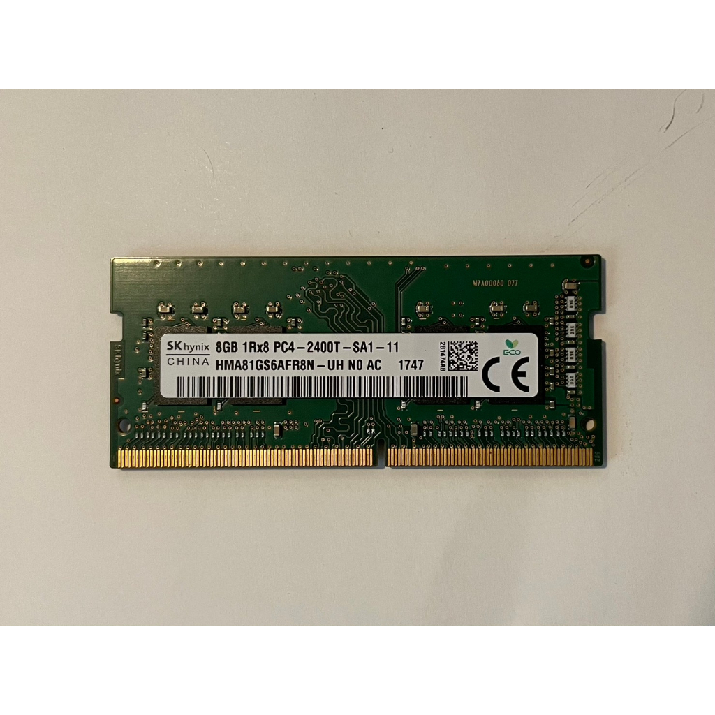 【海力士SK Hynix】筆記型記憶體 8G DDR4-2400 (8GB 1Rx8)