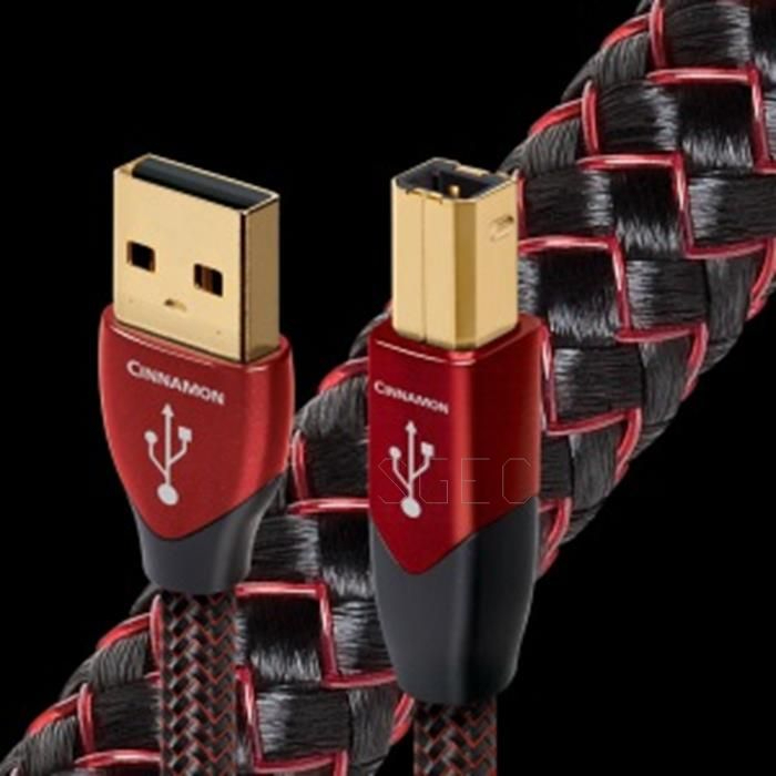 AudioQuest 美國Cinnamon 肉桂USB線 A-B 耳機擴大機 印表機0.75m 1.5m 3m 5m