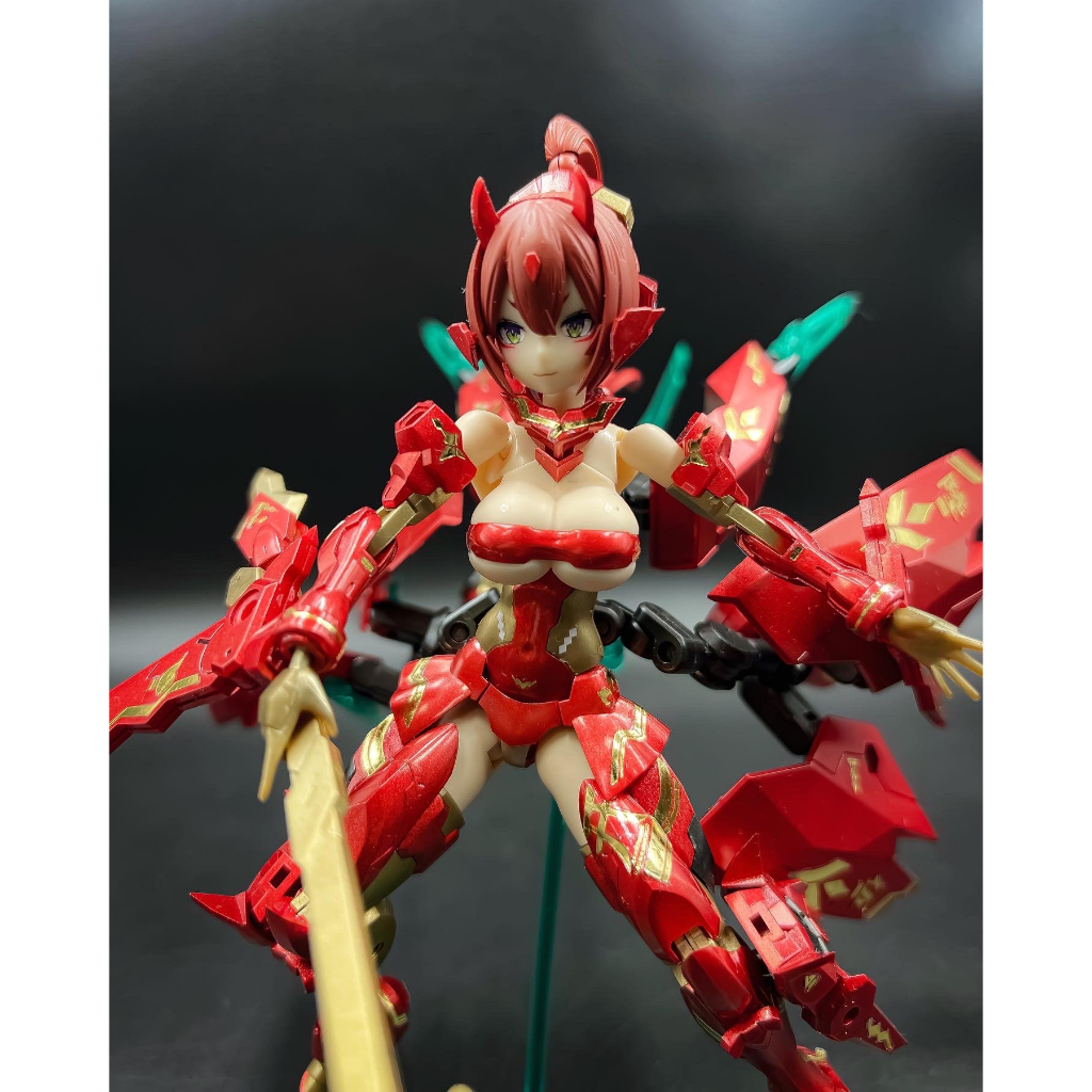 (盟J代工)機娘 女神裝置 朱羅 九尾 炎舞羅 塗裝完成品 (IG裡有更多商品跟細節)